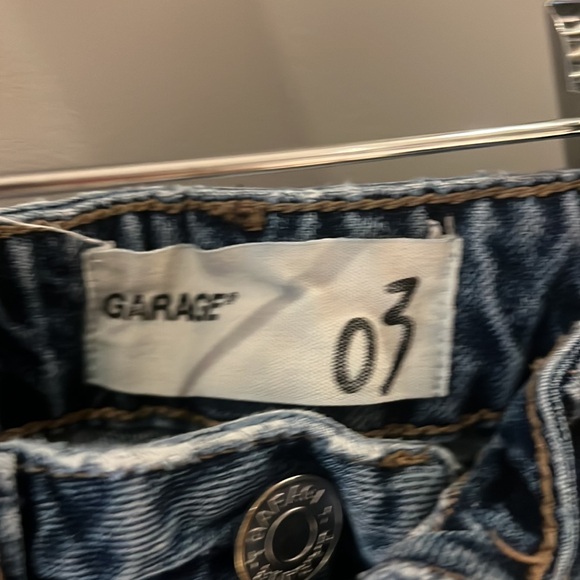 Garage Denim Ripped Jeans Size 3 - Picture 2 of 2